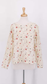 SPRING 2026 - Ewa i Walla - Agna Blouse - Floral - 2222