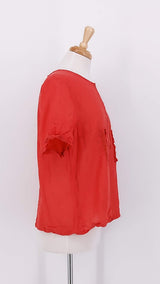 SPRING 2026 - Ewa i Walla - Gun Blouse - Rose - 2220