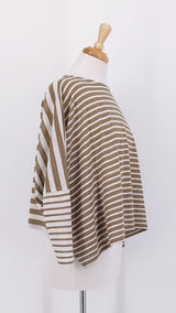 SPRING 2026 - Mama b - Ki V3 Jumper - Cumino Stripe - 2238