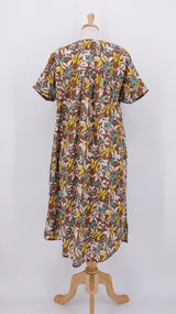 SPRING 2026 - Zen Ethic - Nuala Dress Figuieres - Brown - 2258
