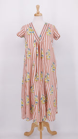 SPRING 2026 - Zen Ethic - Iris Long Dress Beaulieu - Peach - 2253