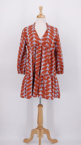 SPRING 2026 - Zen Ethic - Alba Dress Estel - Orange - 2265
