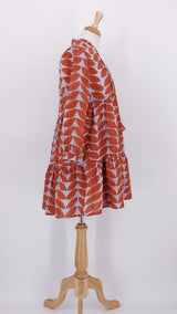 SPRING 2026 - Zen Ethic - Alba Dress Estel - Orange - 2265