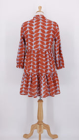SPRING 2026 - Zen Ethic - Alba Dress Estel - Orange - 2265