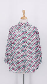 SPRING 2026 - Zen Ethic - Cerise Shirt Garrigue - Green Pink - 2261
