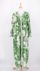 SPRING 2026 - One Hundred Stars - Pinch Pleat Dress - Giant Willow Green - 2304