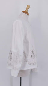 SPRING 2026 - Ewa i Walla - Trinity Blouse - White - 2305