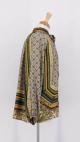 NEW SEASON - One Hundred Stars - Pussy Bow Blouse - Amulet Green - 2370