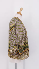 NEW SEASON - One Hundred Stars - Kimono - Amulet Green - 2367
