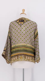 NEW SEASON - One Hundred Stars - Kimono - Amulet Green - 2367