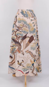 NEW SEASON - One Hundred Stars - A-Line Maxi Skirt - Hummingbird Nude - 2333