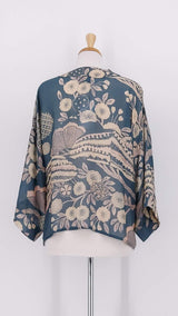 NEW SEASON - One Hundred Stars - Kimono - Rosa Blue - 2319