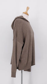 NEW SEASON - Humility - Melior Hooded Sweater - Greige - 2377
