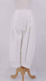 NEW SEASON - Mama b - Bianco V Trousers - Latte - 2384