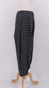NEW SEASON - Mama b - Bianco JQ Trousers - Grigio Check - 2382