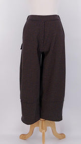 NEW SEASON - Mama b - Bimira Trousers - Notte Small Check - 2385