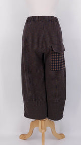 NEW SEASON - Mama b - Bimira Trousers - Notte Small Check - 2385