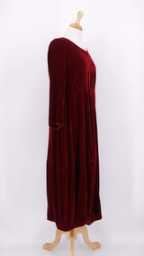 NEW SEASON - Grizas - Velvet Dress - Ruby - 2358