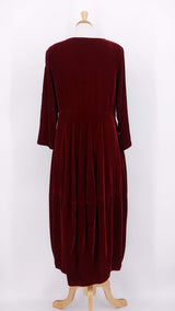 NEW SEASON - Grizas - Velvet Dress - Ruby - 2358