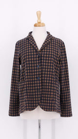 NEW SEASON - Mama b - Cimone JQ Jacket - Notte Large Check - 2387