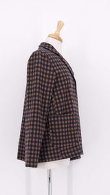 NEW SEASON - Mama b - Cimone JQ Jacket - Notte Large Check - 2387