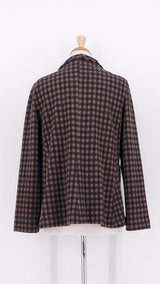 NEW SEASON - Mama b - Cimone JQ Jacket - Notte Large Check - 2387