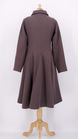 NEW SEASON - Ewa i Walla - Majros Coat - Raisin - 2434