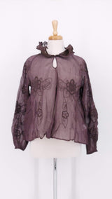 NEW SEASON - Ewa i Walla - Rosa Blouse - Raisin - 2431