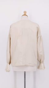 NEW SEASON - Ewa i Walla - Dalia Blouse - Bone White - 2429