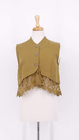 NEW SEASON - Ewa i Walla - Olivia Waistcoat - Butternut - 2428