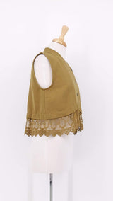 NEW SEASON - Ewa i Walla - Olivia Waistcoat - Butternut - 2428
