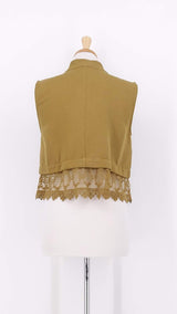 NEW SEASON - Ewa i Walla - Olivia Waistcoat - Butternut - 2428