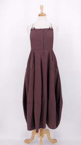 NEW SEASON - Ewa i Walla - Ekanta Dress - Raisin - 2436