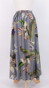 NEW SEASON - One Hundred Stars - A-Line Maxi Skirt - Orchid Grey - 2416
