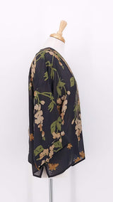 NEW SEASON - One Hundred Stars - Kimono - Wisteria Black - 2424