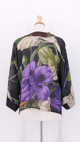 NEW SEASON - One Hundred Stars - Kimono - Nasturtium Black - 2420