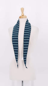 NEW SEASON - Mama b - Rose Riga Scarf - Atlantic - 2445