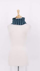 NEW SEASON - Mama b - Rose Riga Scarf - Atlantic - 2445