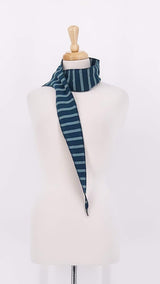 NEW SEASON - Mama b - Rose Riga Scarf - Atlantic - 2445