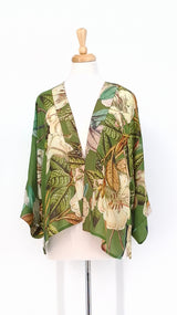 NEW SEASON - One Hundred Stars - Kimono - Rhodoleia Green - 2452