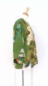 NEW SEASON - One Hundred Stars - Kimono - Rhodoleia Green - 2452
