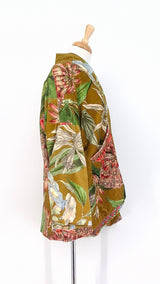 NEW SEASON - One Hundred Stars - Velvet Pocket Jacket - Rhodoleia Gold - 2454