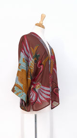 NEW SEASON - One Hundred Stars - Kimono - Crane Brown - 2461