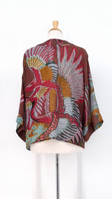 NEW SEASON - One Hundred Stars - Kimono - Crane Brown - 2461