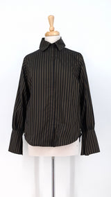 NEW SEASON - Les Filles D'Ailleurs - Blouse - Gold Stripes - 2468