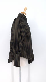 NEW SEASON - Les Filles D'Ailleurs - Blouse - Gold Stripes - 2468