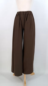 NEW SEASON - Les Filles D'Ailleurs - Trousers - Khaki Green - 2472