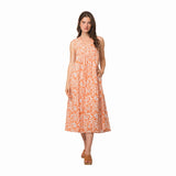 Zen Ethic - Amy Dress - Lily Orange - 1508