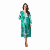 Zen Ethic - Tie Dye Chloe Dress - Green - 1501