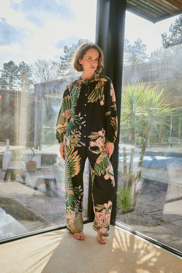 NEW SEASON - One Hundred Stars - Poplin Pyjama Set - Crane Emerald - 2066